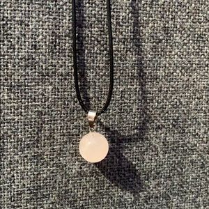 Globe shaped gem necklace